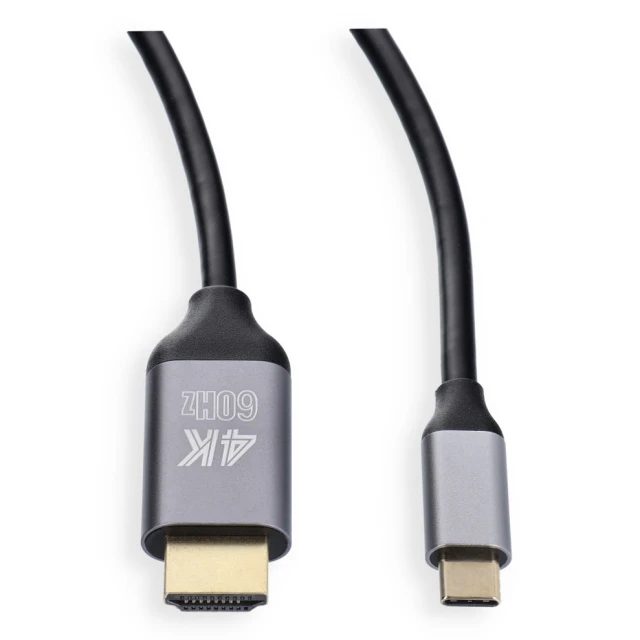 Кабель Blue Star USB C до HDMI 4K 60Hz 2m Black (5903396476747)