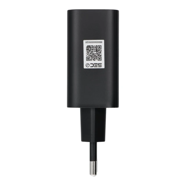Зарядний пристрій Motorola Type-C 30W MC309 Black (5903396477287)