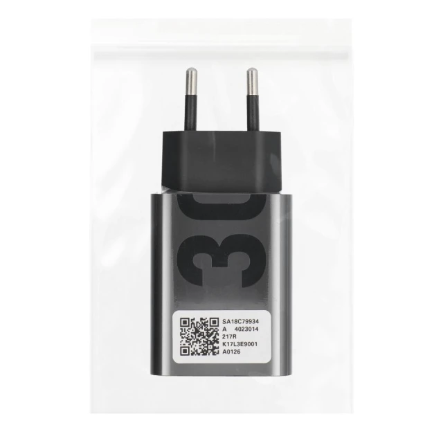 Зарядний пристрій Motorola Type-C 30W MC309 Black (5903396477287)