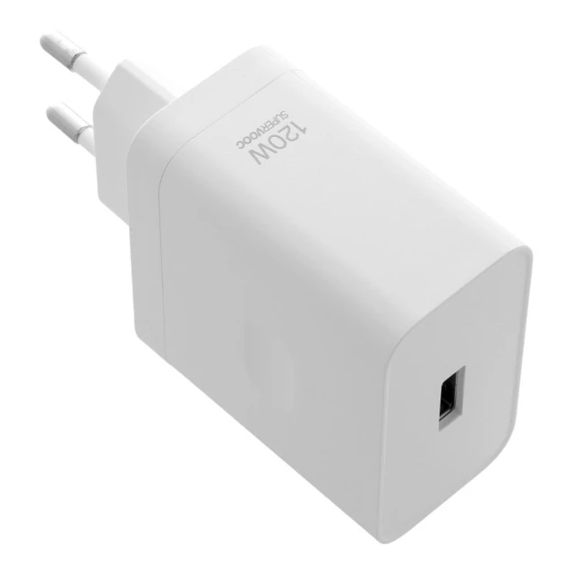 Зарядний пристрій Oppo SuperVOOC 120W White (5903396494871)