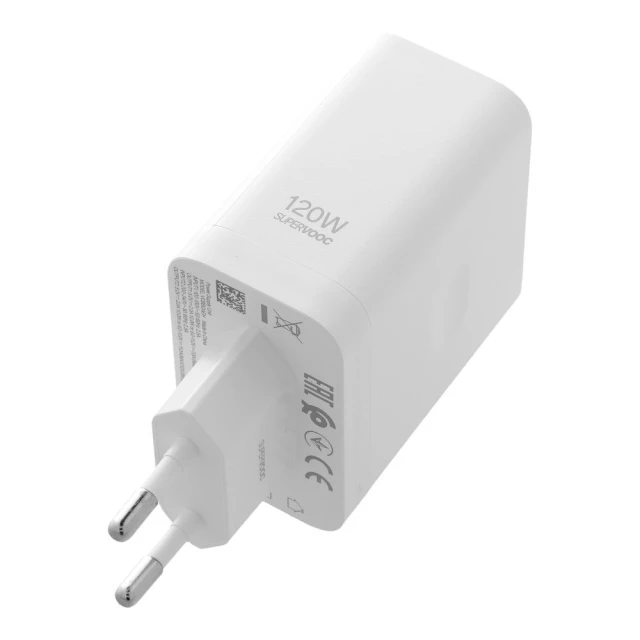 Зарядний пристрій Oppo SuperVOOC 120W White (5903396494871)