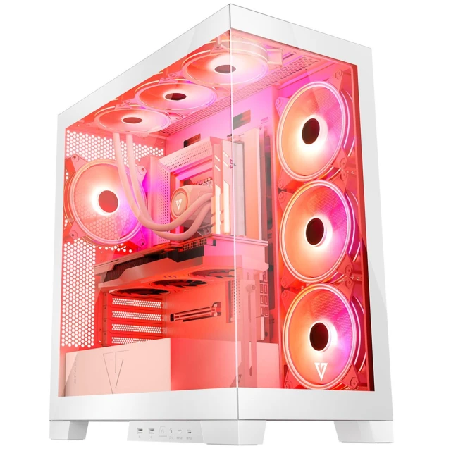 Корпус MODECOM Volcno Space Apex ARGB Midi White (5903560981305)