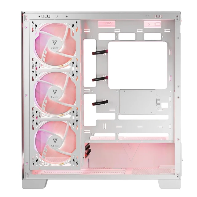 Корпус MODECOM Volcno Space Apex ARGB Midi White (5903560981305)