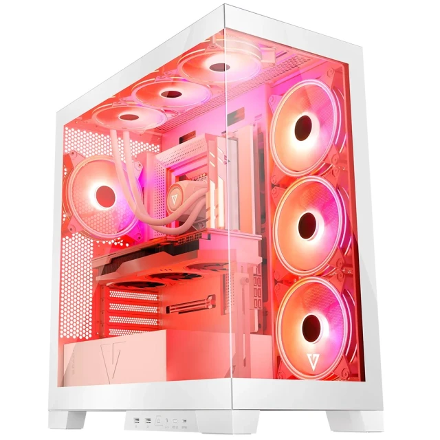 Корпус MODECOM Volcno Space Apex ARGB Midi White (5903560981305)