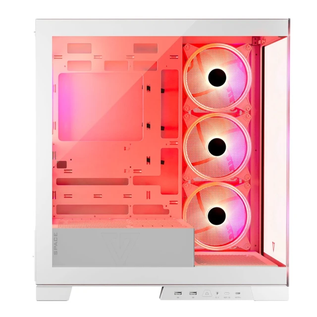 Корпус MODECOM Volcno Space Apex ARGB Midi White (5903560981305)