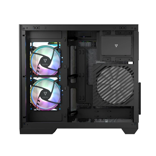 Корпус MODECOM Volcano Panorama Apex ARGB MIDI 3F Black (5903560981640)
