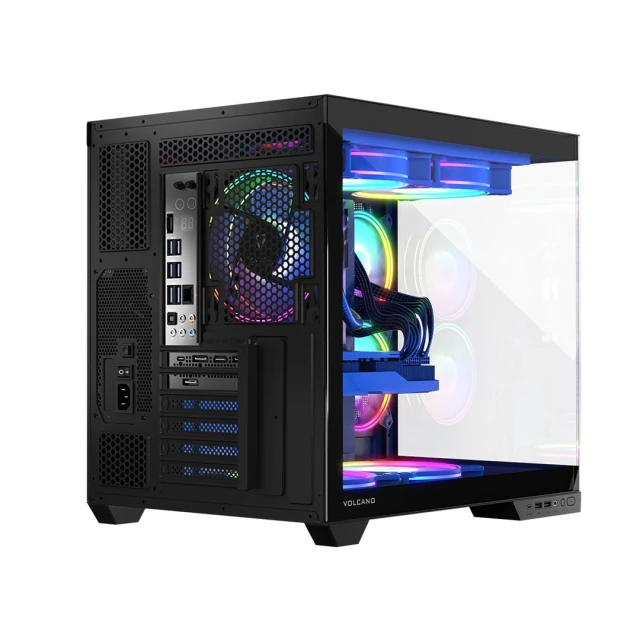 Корпус MODECOM Volcano Panorama Apex ARGB MIDI 3F Black (5903560981640)