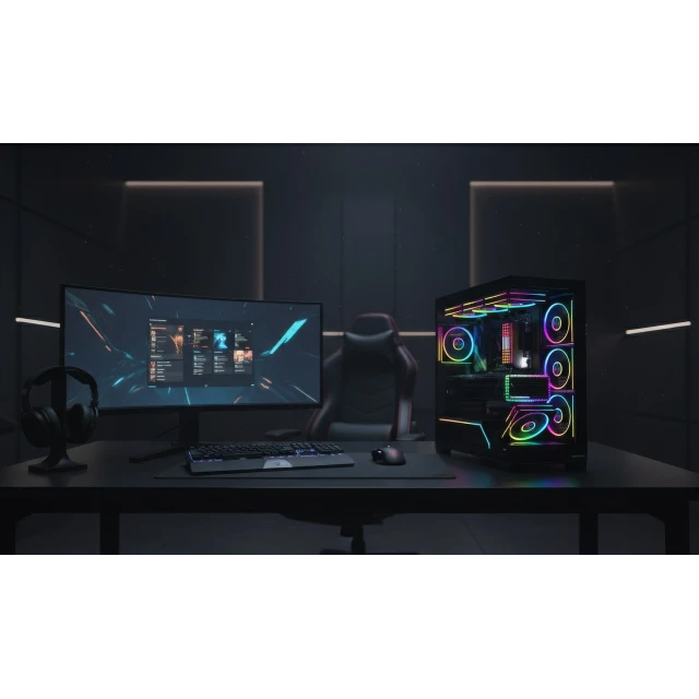 Корпус MODECOM Volcano Stellar Plus ARGB MIDI 8F Black (5903560982104)
