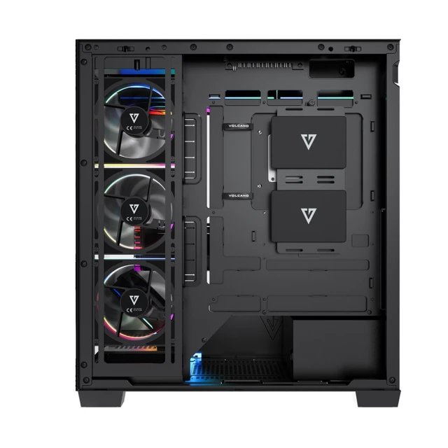 Корпус MODECOM Volcano Stellar Plus ARGB MIDI 8F Black (5903560982104)