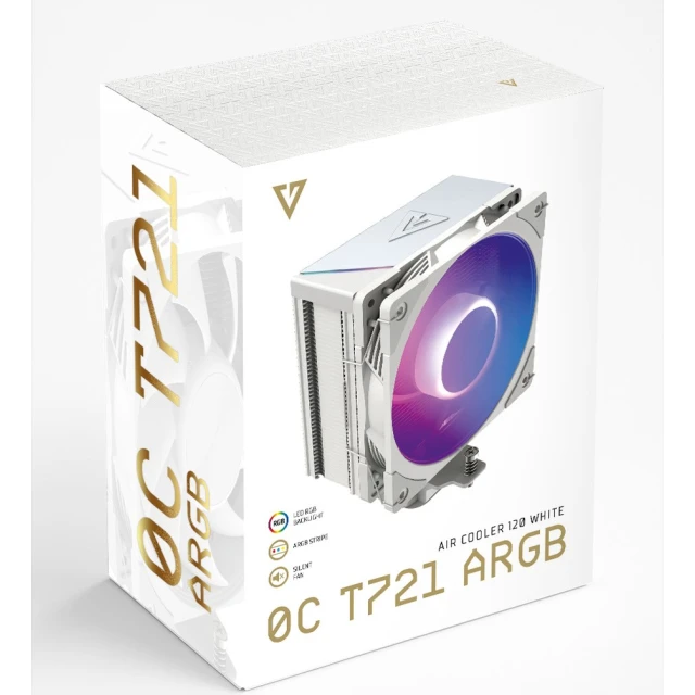 Система охлаждения для процессора MODECOM Volcano 0C T721 ARGB White (5903560982821)