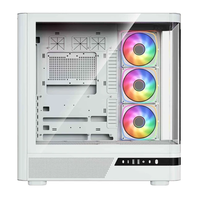 Корпус для ПК MODECOM Volcano AQ 100 ARGB Midi White (5903560982883)