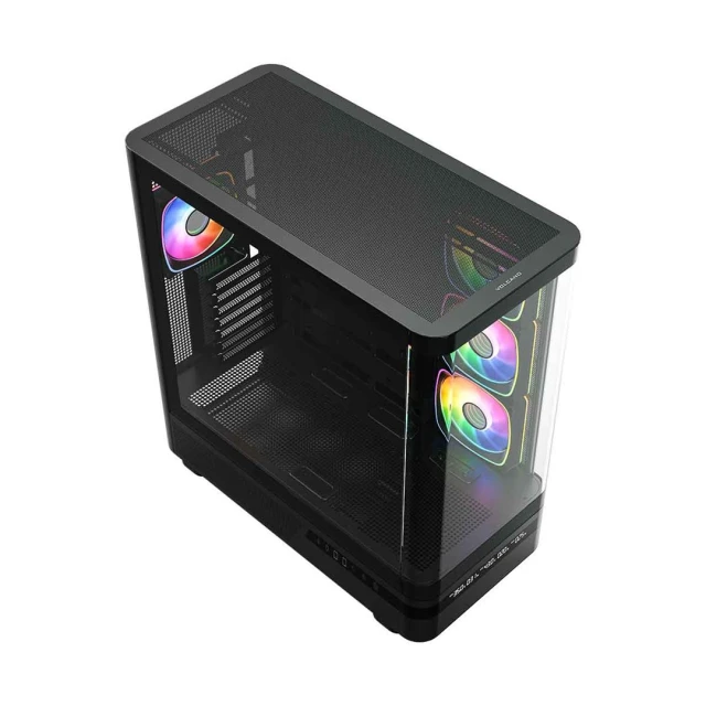 Корпус для ПК MODECOM Volcano AQ 200 ARGB Midi Black (5903560982944)