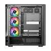 Корпус для ПК MODECOM Volcano AQ 200 ARGB Midi Black (5903560982944)