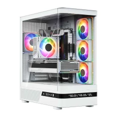 Корпус для ПК MODECOM Volcano AQ 200 ARGB Midi White (5903560982982)