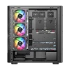 Корпус MODECOM Volcano AQ 300 ARGB MIDI Black (5903560983019)