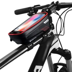 Велосипедна сумка на раму WILDMAN ME2R Black-Red (E2R)