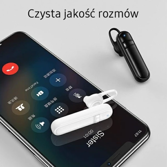 Bluetooth-гарнитура Beline Bluetooth LM01 White (5903657579965)