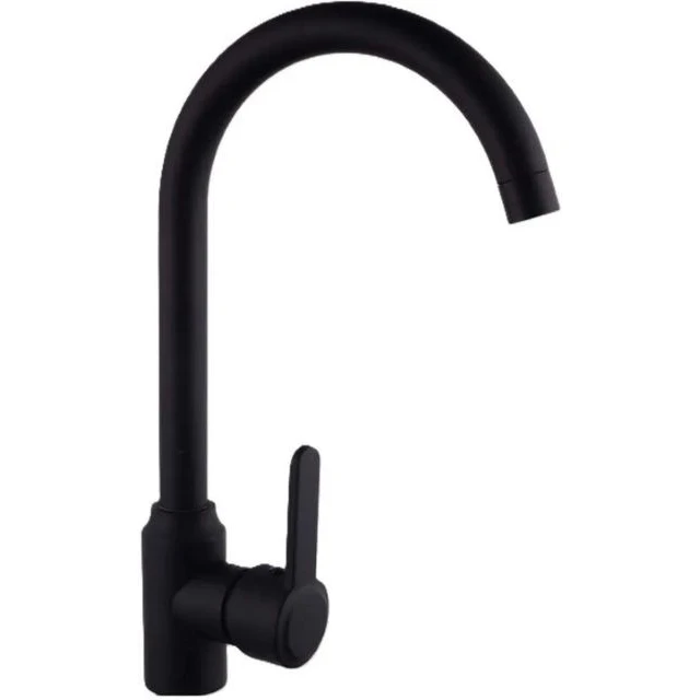 Мийка PYRAMIS LEFKADA 59x44 1B 1D Black + Змішувач Lungo Volcano Black Edition (5903726475709)