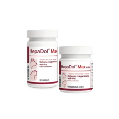 Кормова добавка для собак і котів Dolfos Hepadol Max Mini 60 таблеток (5903772190441)