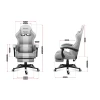 Крісло ігрове Huzaro Force 4.7 White Mesh (5903796011371)