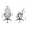 Ігрове крісло Huzaro Force 4.7 RGB White (5903796011937)