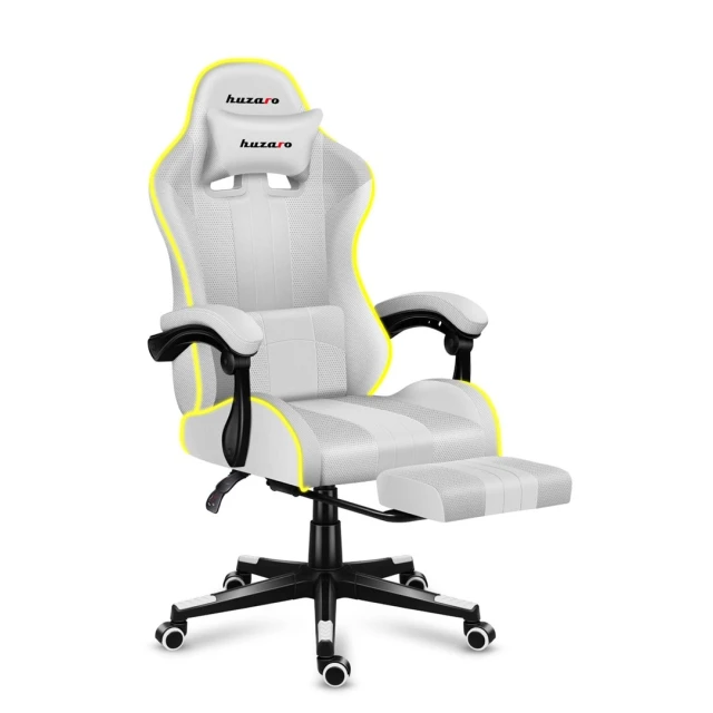 Ігрове крісло Huzaro Force 4.7 RGB White (5903796011937)