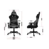 Ігрове крісло Huzaro Force 6.2 Grey Mesh (5903796013016)