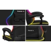 Ігрове крісло Huzaro Force 4.4 RGB Black (5903796013160)
