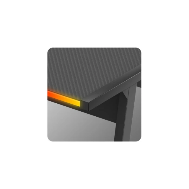 Ігровий стіл Huzaro Hero 6.0 RGB Black (5903796013436)