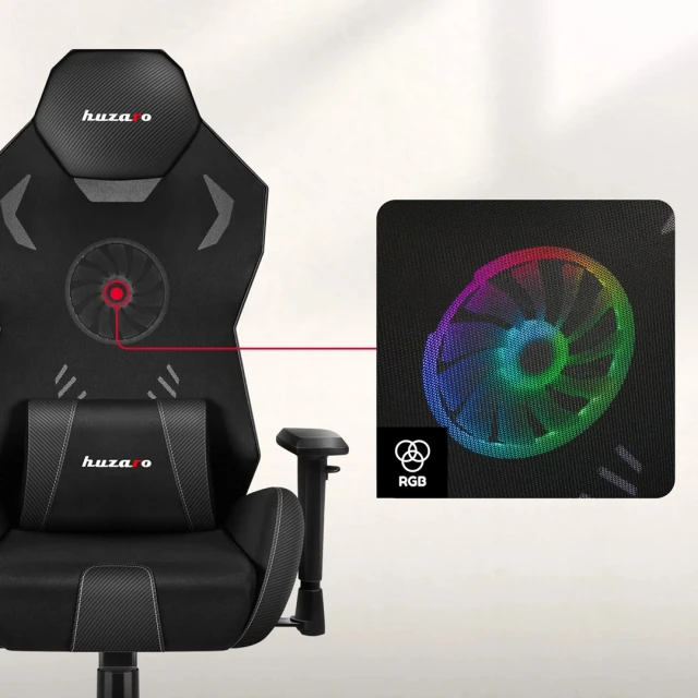 Ігрове крісло Huzaro Combat 7.6 RGB Black (5903796018103)