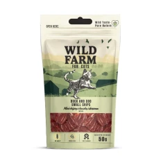 Ласощі для котів Wild Farm чіпси з качкою та тріскою 50 г (5903843435495)