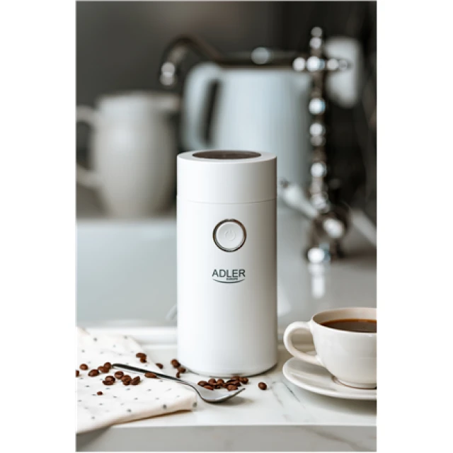 Кофемолка Adler AD 4446ws 150 Вт 75 г White (5903887800457)