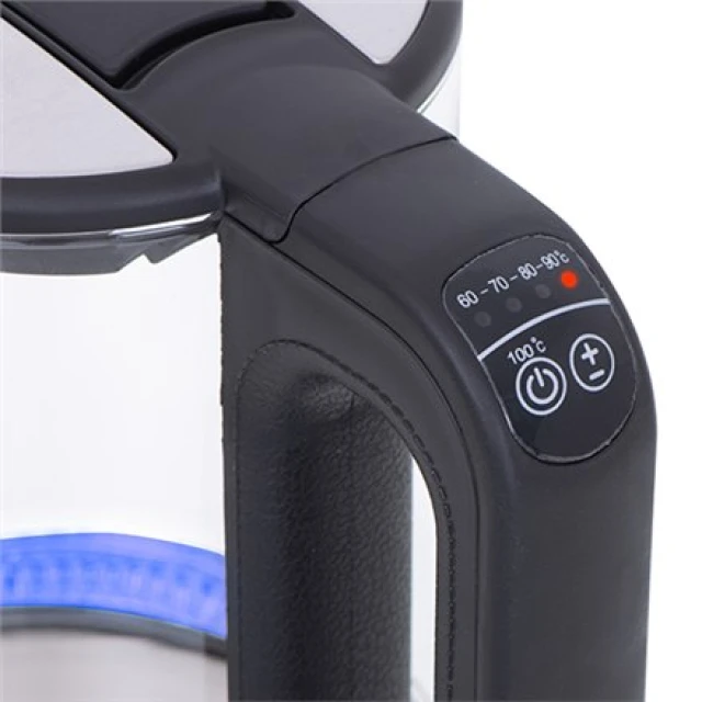 Електрочайник Mesko MS1301b 1,7 л 1850 Вт Black (5903887803915)