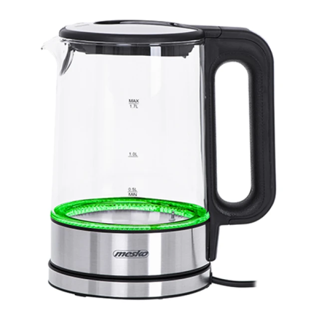 Електрочайник Mesko MS1301b 1,7 л 1850 Вт Black (5903887803915)