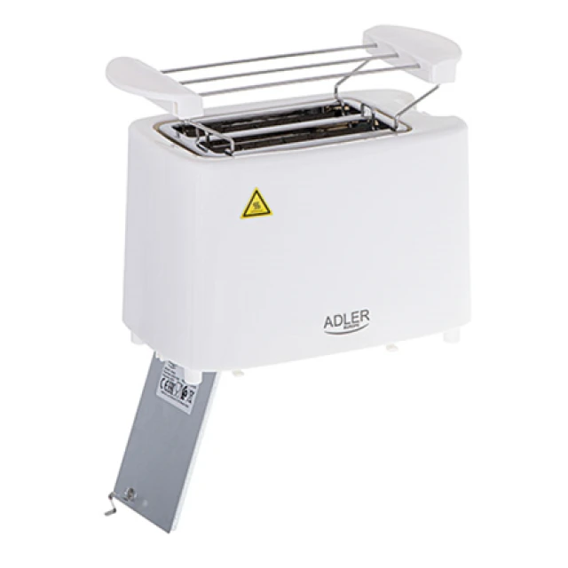 Тостер Adler AD 3223 750 Вт 2 слота White (5903887805179)
