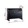 Конвектор Adler MS 7741b Black (5903887806442)