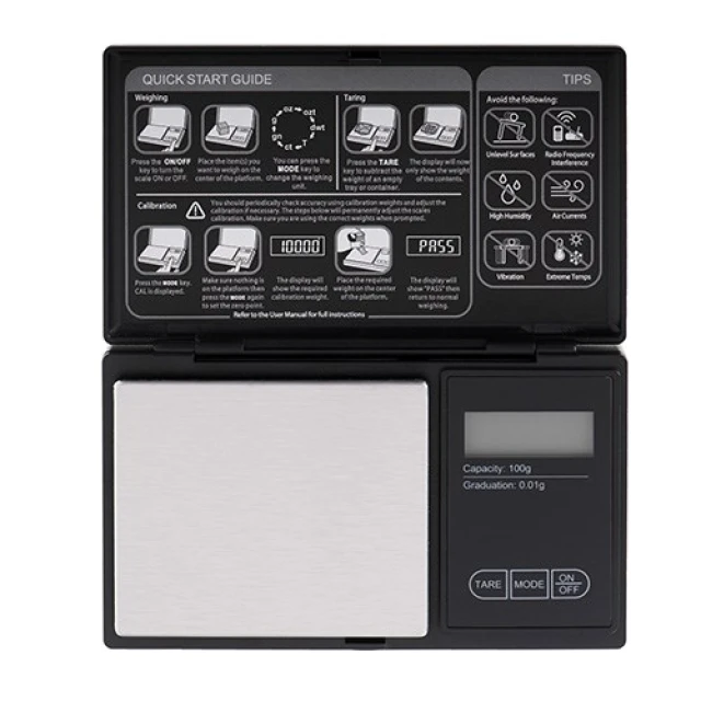 Ваги прецизійні Adler AD 3176 100 г Black (5903887807180)