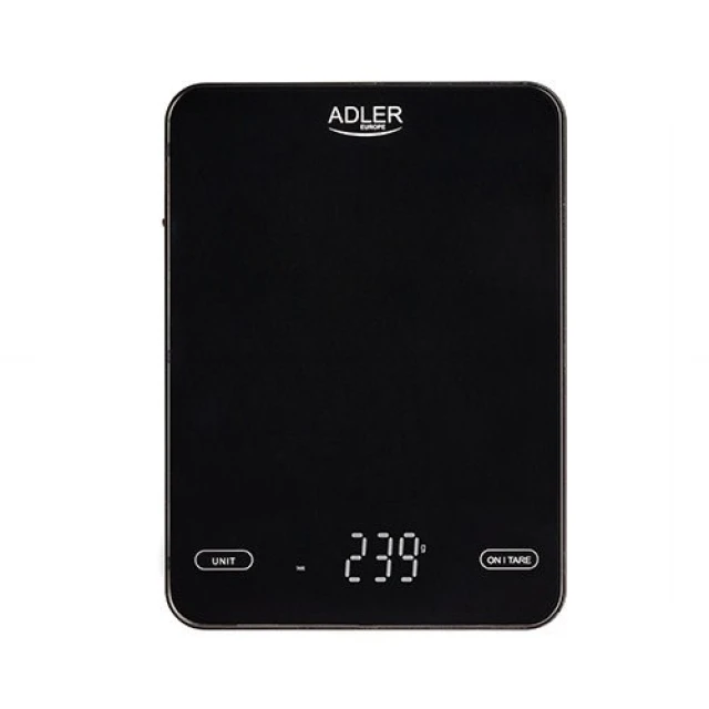 Весы кухонные Adler AD3177b 10 кг Black (5903887808583)