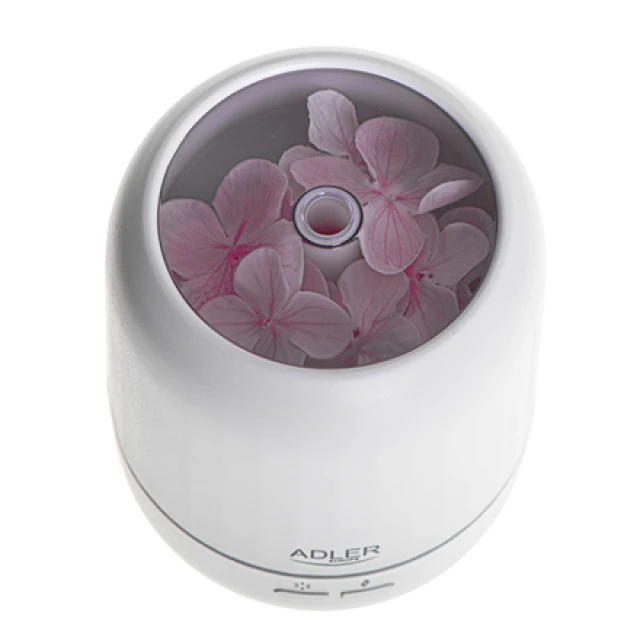 Аромадифузор Adler AD 7968 ультразвуковий 3 в 1 25 м² White (5903887809337)