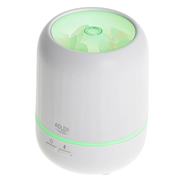 Аромадифузор Adler AD 7968 ультразвуковий 3 в 1 25 м² White (5903887809337)