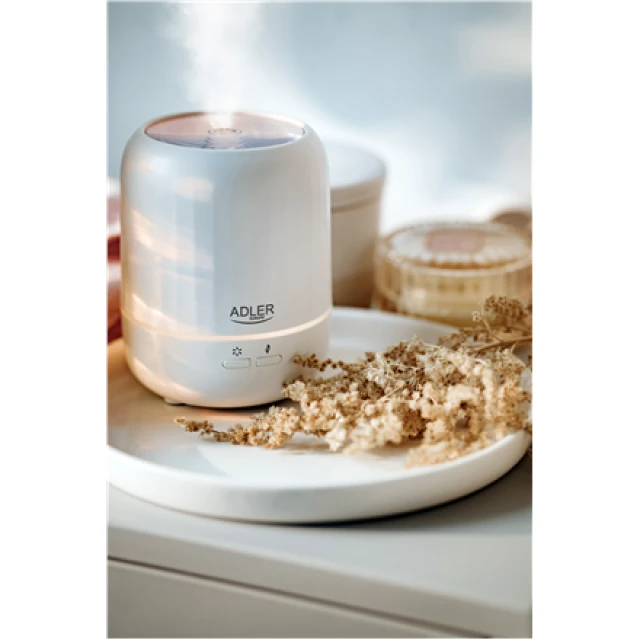 Аромадифузор Adler AD 7968 ультразвуковий 3 в 1 25 м² White (5903887809337)