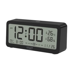 Будильник Adler AD 1195b з функцією будильника Black (5903887809450)