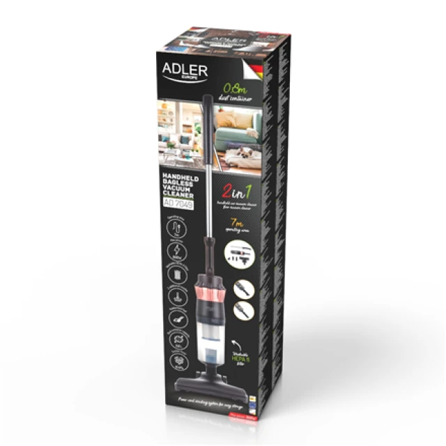 Ручний пилосос Adler AD 7049 Black (5903887809924)