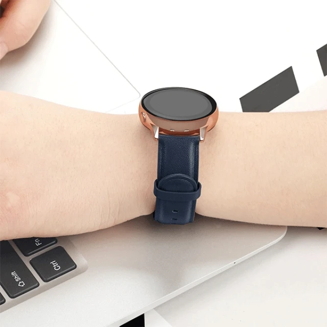 Универсальный ремешок Beline Elegance для Android 20 mm Navy (5903919060422)