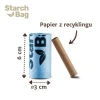 Біопакети для прибирання Starch Bag 8 рулонів x 15 шт Black (5903919618333)
