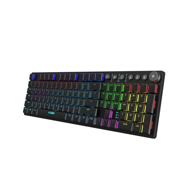 Клавіатура iBOX Aurora K-6 ігрова механічна Red switch RGB Low Profile (5903968680190)