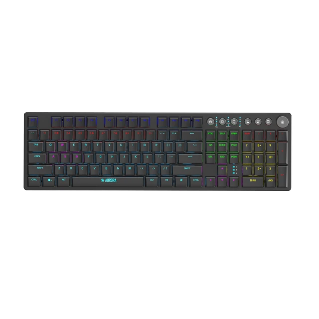 Клавіатура iBOX Aurora K-6 ігрова механічна Red switch RGB Low Profile (5903968680190)