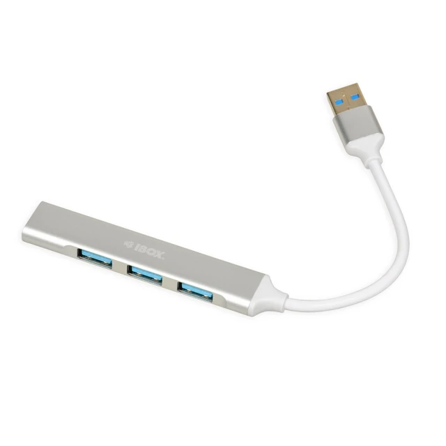 Хаб iBOX USB 3.0 4-портовий + USB 2.0 Slim (5903968680312)