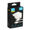 Мережевий зарядний пристрій iBOX C-38 PD 30 Вт USB-C з кабелем White (5903968680374)