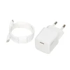 Мережевий зарядний пристрій iBOX C-38 PD 30 Вт USB-C з кабелем White (5903968680374)